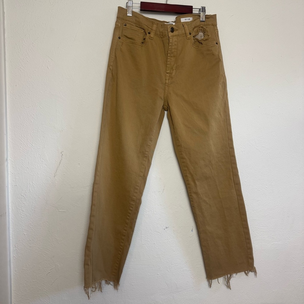Kenzie Jeans Vintage Luxe The Slim Khaki Denim Pants